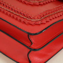 Bvlgari Red Serpenti Ruffled Forever Shoulder Bag