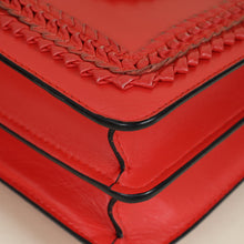 Bvlgari Red Serpenti Ruffled Forever Shoulder Bag