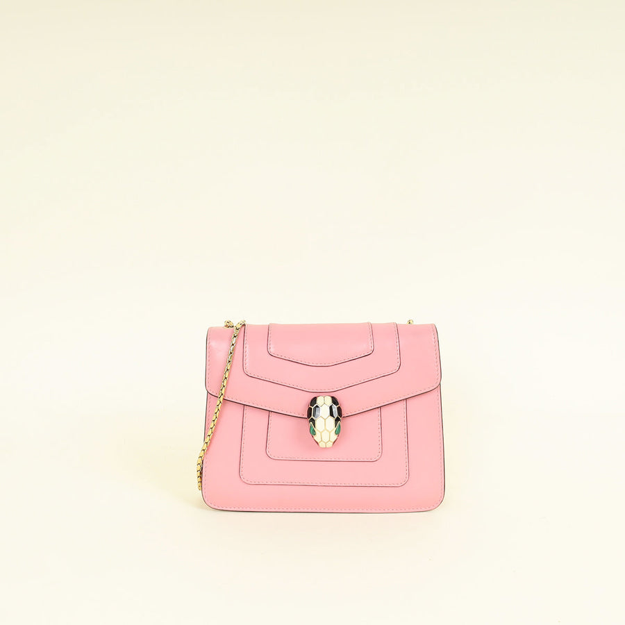 Bvlgari Pink Serpenti Forever Crossbody Bag