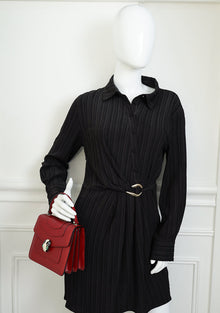Bvlgari Red Serpenti Forever Top Handle Bag