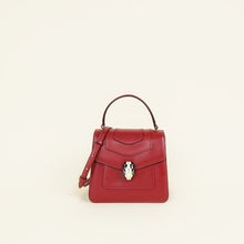 Bvlgari Red Serpenti Forever Top Handle Bag