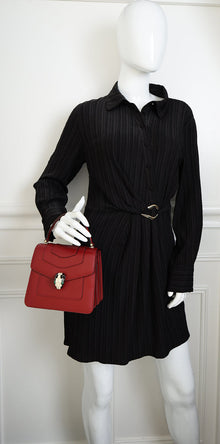 Bvlgari Red Serpenti Forever Top Handle Bag