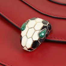 Bvlgari Red Serpenti Forever Top Handle Bag