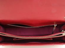 Bvlgari Burgundy Serpenti Forever Flap Shoulder Bag
