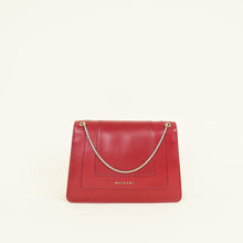 Bvlgari Burgundy Serpenti Forever Flap Shoulder Bag