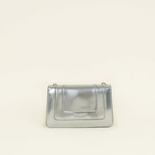 Bvlgari Metallic Silver Serpenti Forever Flap Shoulder Bag