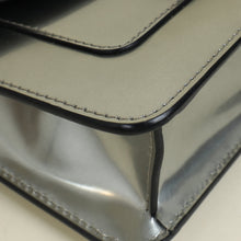 Bvlgari Metallic Silver Serpenti Forever Flap Shoulder Bag