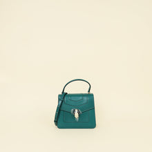 Bvlgari Green Serpenti Forever Top Handle Shoulder Bag