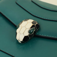 Bvlgari Green Serpenti Forever Top Handle Shoulder Bag