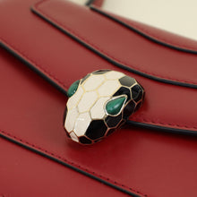 Bvlgari Dark Red Serpenti Forever Shoulder Bag
