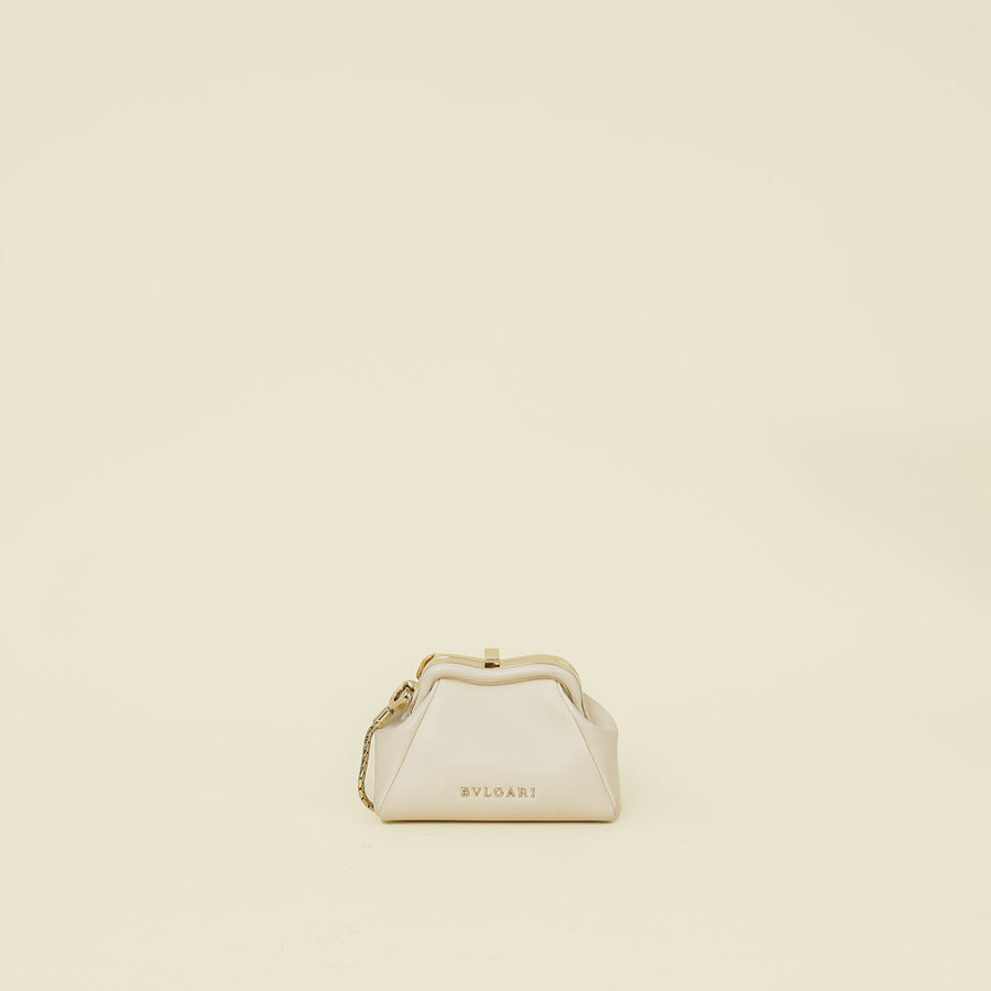 Bvlgari Ivory Micro Serpentine Pouch