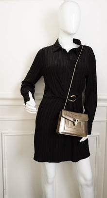 Bvlgari Metallic Light Bronze Serpenti Forever Shoulder Bag
