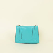 Bvlgari Turquoise Blue Serpenti Forever Shoulder Bag