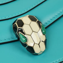 Bvlgari Turquoise Blue Serpenti Forever Shoulder Bag