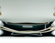 Bvlgari White Serpenti Forever Medium Shoulder Bag