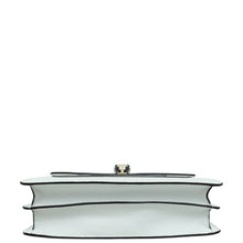 Bvlgari White Serpenti Forever Medium Shoulder Bag