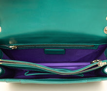 Bvlgari Green Serpenti Forever Flap Shoulder Bag