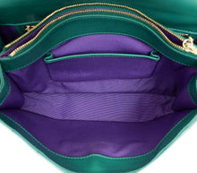 Bvlgari Green Serpenti Forever Flap Shoulder Bag