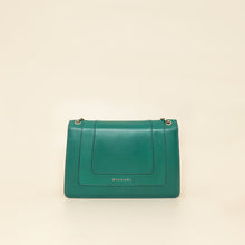 Bvlgari Green Serpenti Forever Flap Shoulder Bag