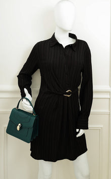 Bvlgari Green Serpenti Forever Top Handle Small Bag