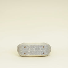 Bvlgari Metallic Ombre Gray Beige Iridescent Shiny Lizard Bag