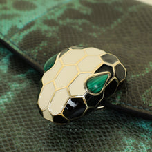 Bvlgari Green Serpenti Forever Karung Shoulder Bag