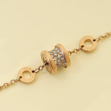 Bvlgari 18K Pink Gold Diamond B. Zero 1 Bracelet