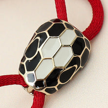 Bvlgari Red Serpenti Forever Cord Bracelet