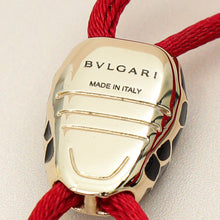 Bvlgari Red Serpenti Forever Cord Bracelet