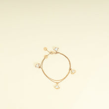 Bvlgari 18K Rose Gold Diva's Dream MOP 4 Motifs Bracelet