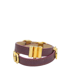 Bvlgari Purple Double Coiled Bracelet