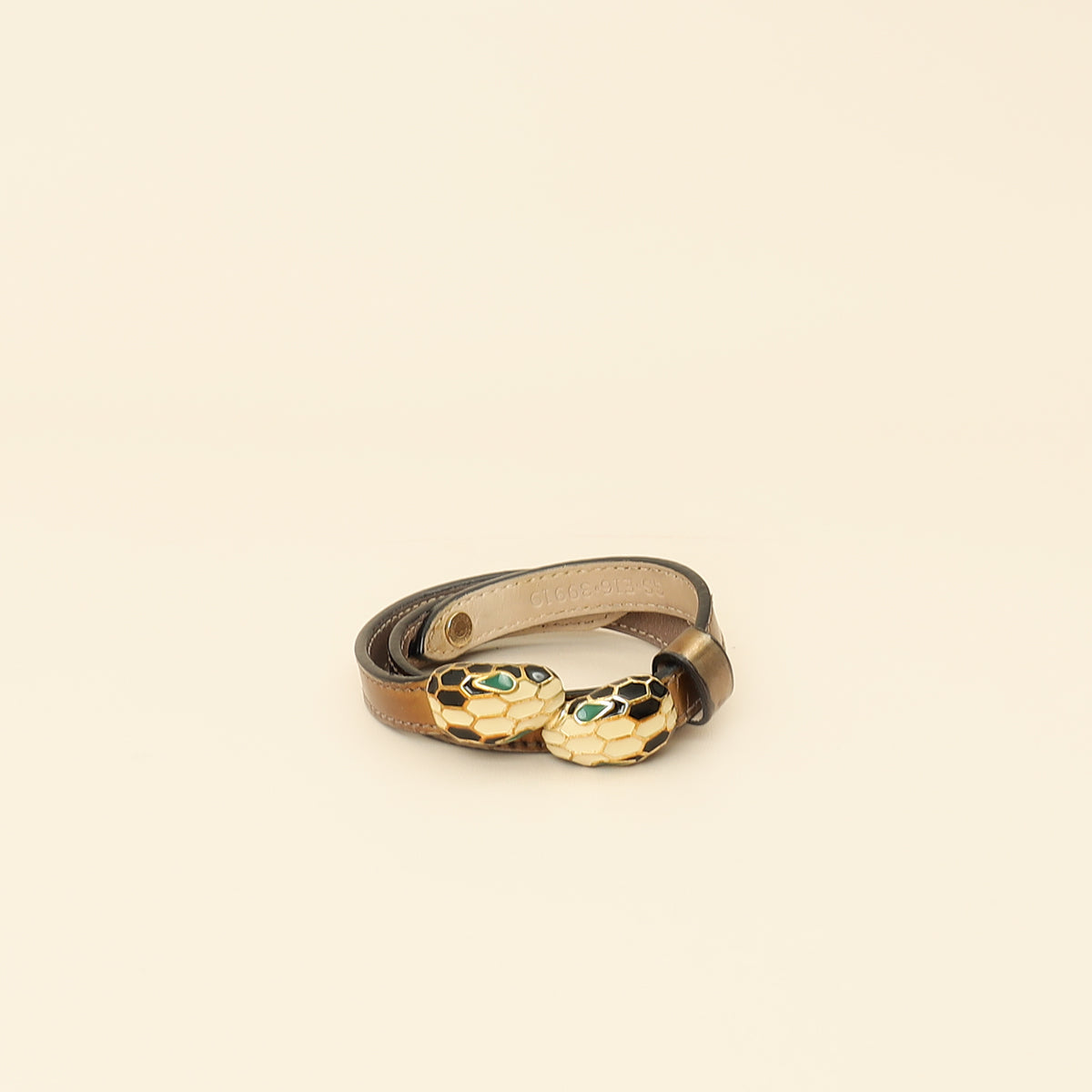 Bvlgari Bronze Serpenti Forever Double Tour Bracelet