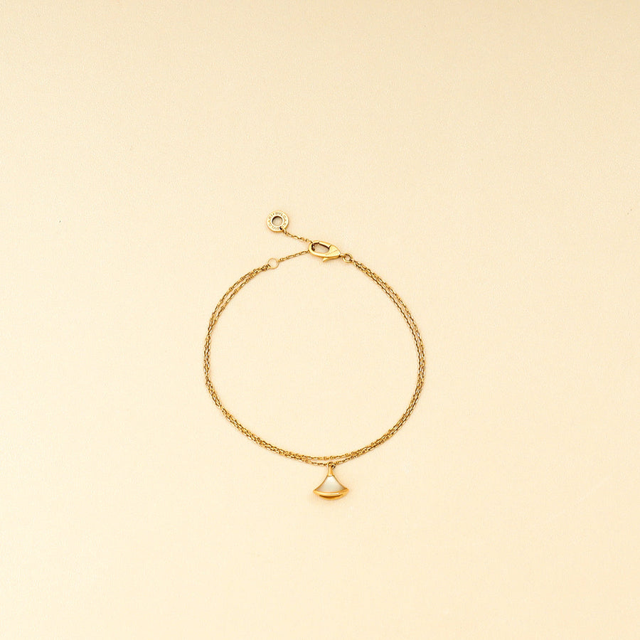 Bvlgari 18K Rose Gold MOP Divas Dream Bracelet