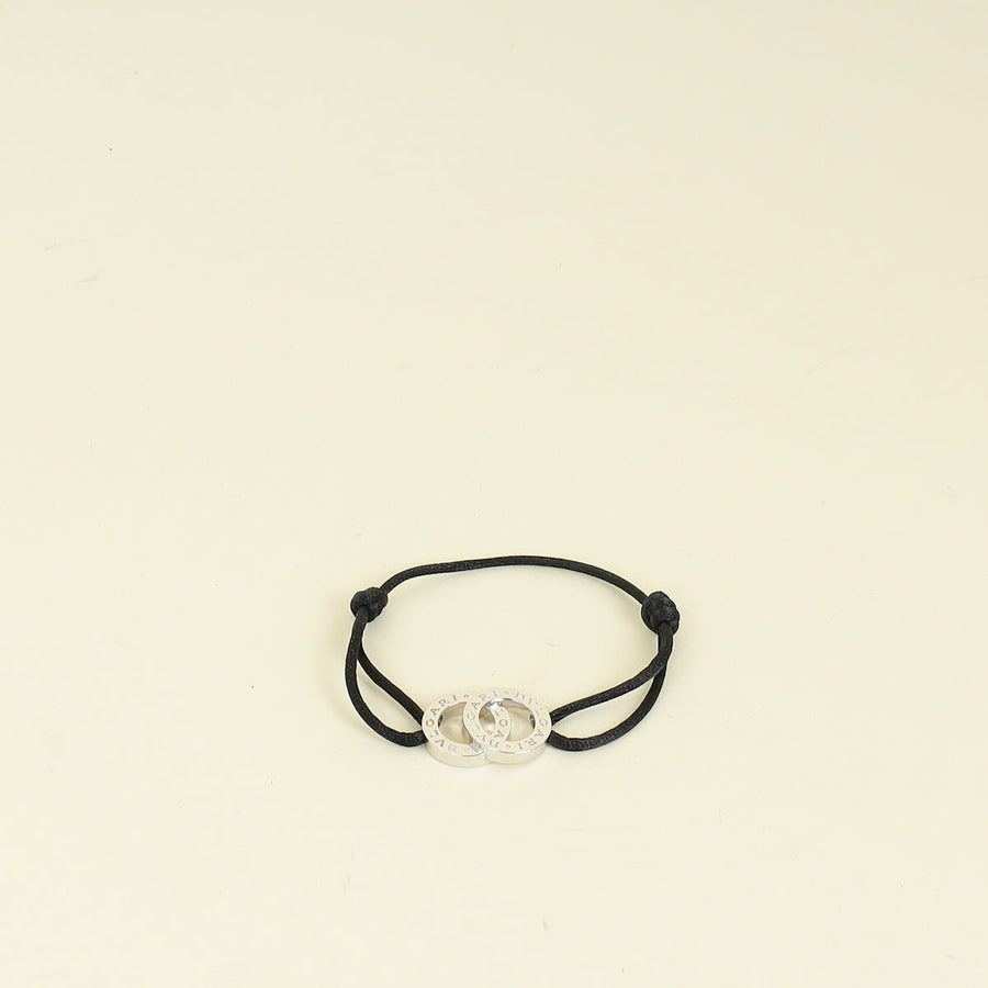 Bvlgari Sterling Silver Bvlgari Cord Bracelet