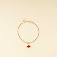 Bvlgari 18K Rose Gold Carnelian Diva's Dream Bracelet