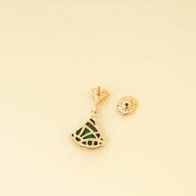 Bvlgari 18K Rose Gold Divas’ Dream Malachite Diamond Earrings