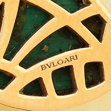 Bvlgari 18K Rose Gold Divas’ Dream Malachite Diamond Earrings