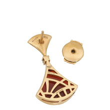 Bvlgari 18K Rose Gold Carnelian Diamond Diva's Dream Earrings