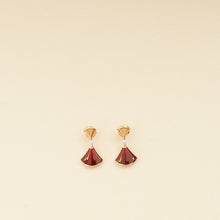 Bvlgari 18K Rose Gold Carnelian Diamond Diva's Dream Earrings