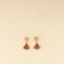 Bvlgari 18K Rose Gold Carnelian Diamond Diva's Dream Earrings
