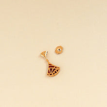 Bvlgari 18K Rose Gold Carnelian Diamond Diva's Dream Earrings