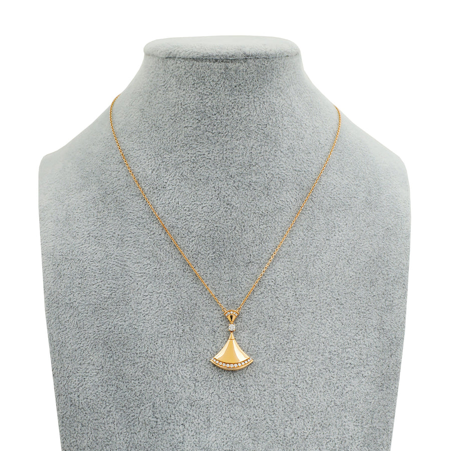 Bvlgari 18K Rose Gold Diamond Diva's Dream Necklace