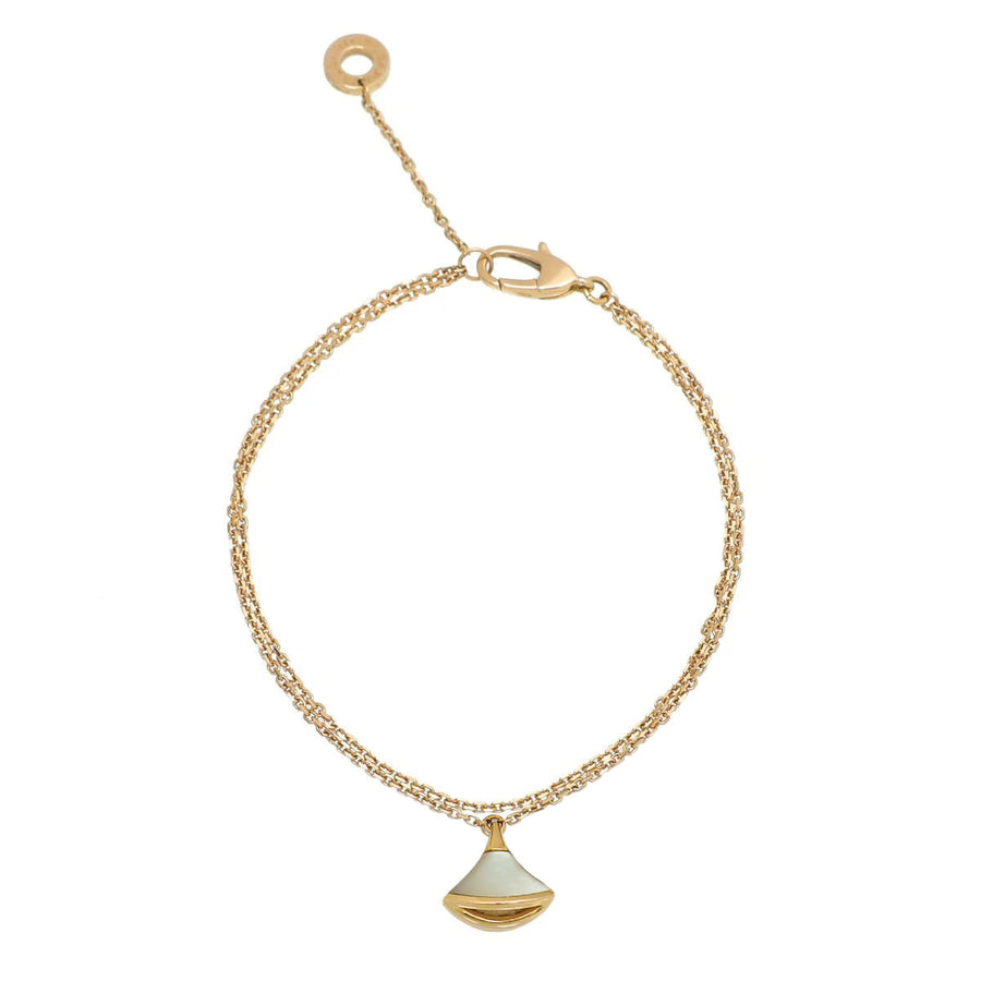Bvlgari 18K Rose Gold MOP Diva's Dream Bracelet