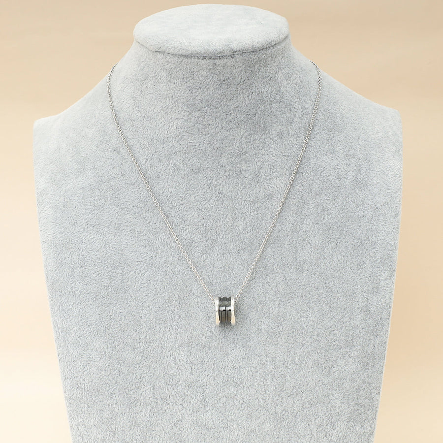 Bvlgari Sterling Silver Save The Children B Zero 1 Necklace