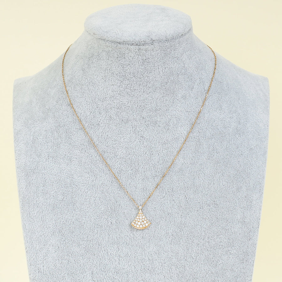 Bvlgari 18K Rose Gold Divas’ Dream Diamond Pendant Necklace
