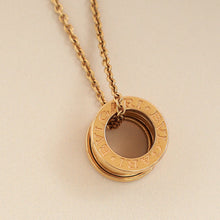 Bvlgari 18K Rose Gold B.Zero Pendant Necklace
