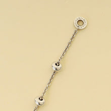 Bvlgari 18K White Gold B.Zero1 Station Necklace