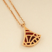 Bvlgari 18K Rose Gold Carnelian Diamond Diva's Dream Necklace