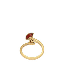 Bvlgari 18K Rose Gold Diva's Dream Carnelian Diamond Ring 56
