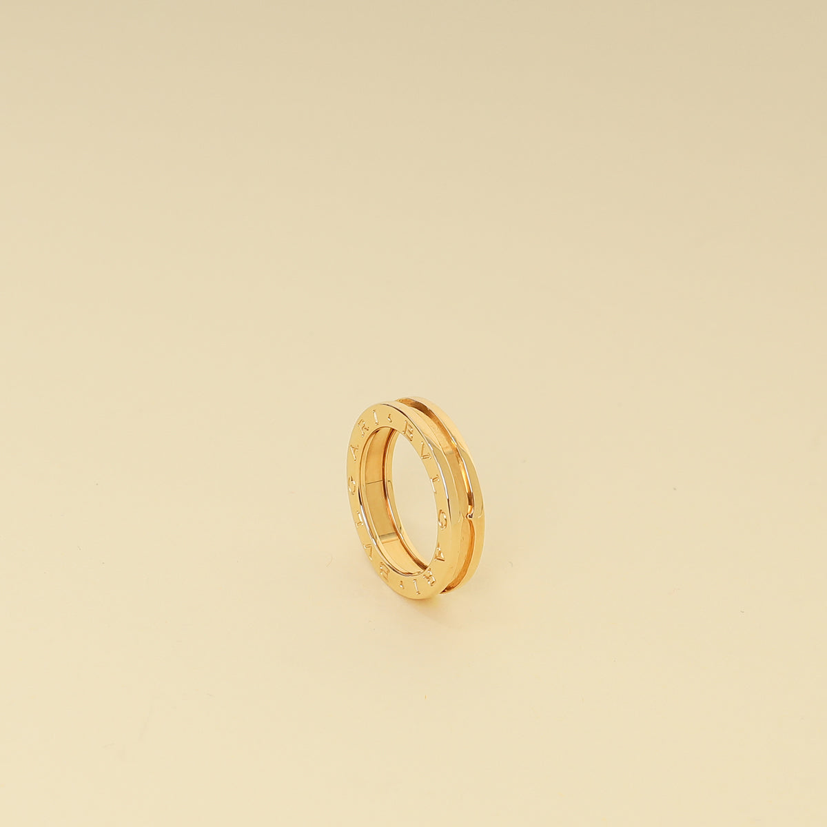 Bvlgari 18K Yellow Gold B Zero 1 Ring 51
